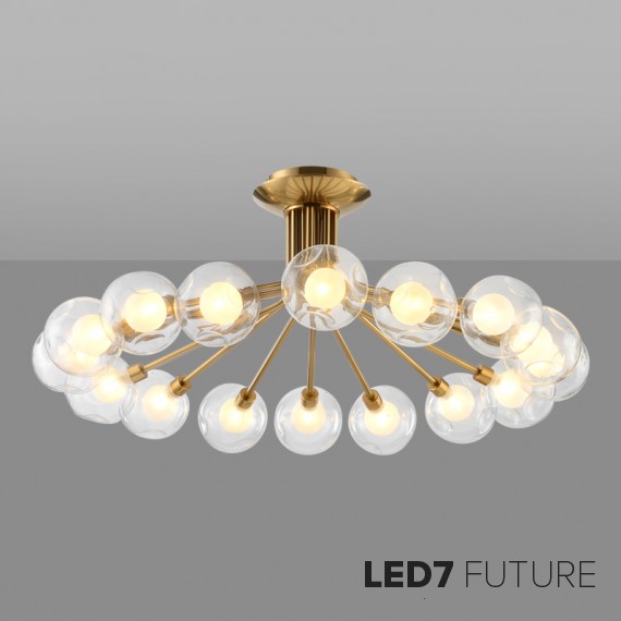 Loft Industry Modern - Crop Chandelier